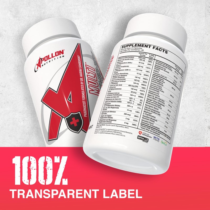 Apollon Multi - Premium Multivitamin & Mineral, 30 Servings