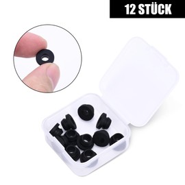 PHATRIP Pack of 12 Rubber Grommet Guides Rubber Feet Rust Rubber Feet Protective Rubber Grommet Guides for RV Cookers Compatible with Dometic, Smev and Thetford 5mm Rods