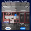 hykolity 4 Pack 4FT LED Shop Light Linkable, 4400lm, 42w(250w