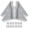 Corner Bracket, 4 PCS Bed Corner Support with 20 Pcs