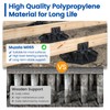 Muzata 10Pack Raising from 1.2" to 2.4" Adjustable Deck Support