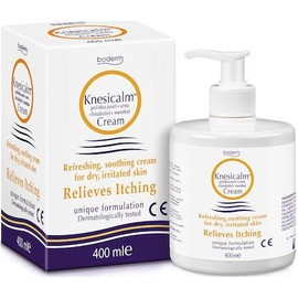 Boderm Knesicalm Refreshing Soothing Cream for Dry Irritated Skin 400ml Relieves Itching