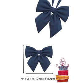 YINKE School Ribbon, Women's Uniform Ribbon, Tie, Adjustable Size, Girls' Uniform Accessories, Cute, School Uniform, Middle School, High School Students, Uniform Ribbon, navy