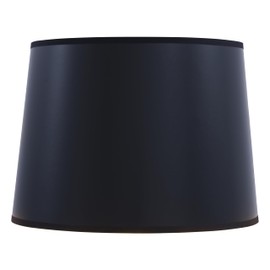 Aspen Creative 32327 Transitional Hardback Empire Shaped Spider Construction Lamp Shade in Black w/gold inside Washi Paper, 12" Top x 14" Bottom x 10" Slant Height