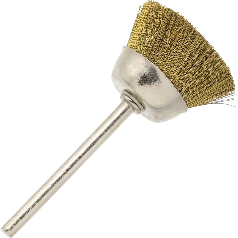 SE Brass Wire Cup Brushes with 1" Dia. (36-Pack) -