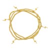 And Lovely 14K Gold or Silver Plated Bead Stretch Bracelet