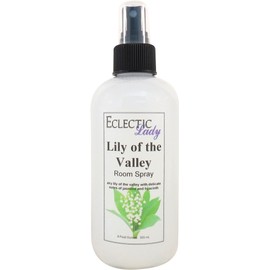 Lily of the Valley Room Spray, 8 Ounces, No Artificial Colors, Parabens, or Preservatives - Fragrant Aromatic Room Mist For Home, Room, Office