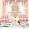 Happy 13th Birthday Decorations Backdrop Banner for Girls Happy 13