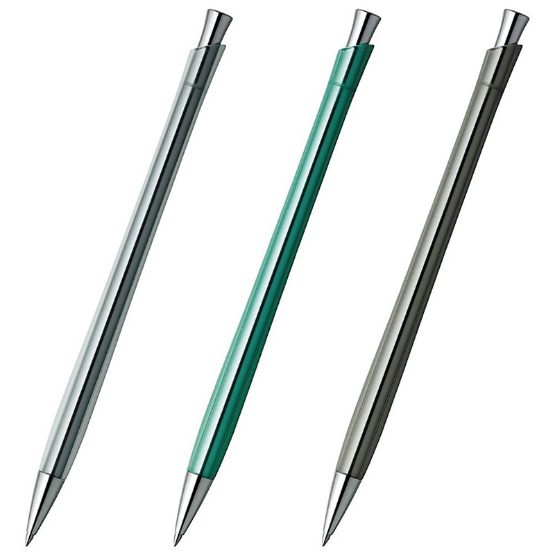 Zebra Flos Desk Ballpoint Pen, 0.7 mm, Black Ink, Glass