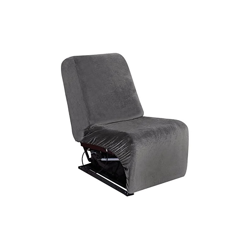 ULTICOR 7-Piece L Shape Sectional Recliner Sofa Covers, Velvet Stretch
