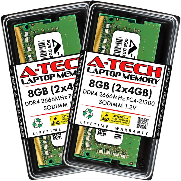 A-Tech 8GB (2x4GB) RAM for ASRock NUC Motherboard NUC-8665UE/8365UE/8145UE |