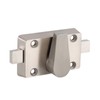 Jerliflyer Bathroom Toilet Lock, Toilet Door Lock Stainless Steel Bathroom