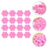 Minkissy 200 pcs Eyelash Glue Pad Plastic Flower Shape Glue