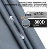 Nukugula 800D Waterproof Golf Cart Cover 2/4/6 Passenger, Heavy Duty