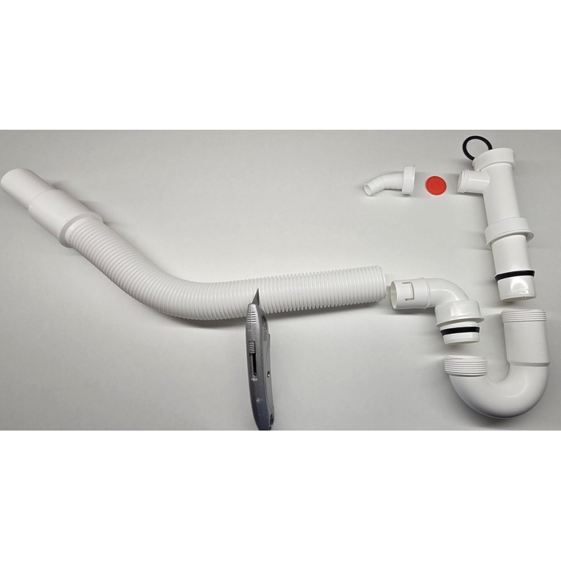 TOLLTEK _Flex Odour Trap Siphon for Sink Connection 40/50 mm
