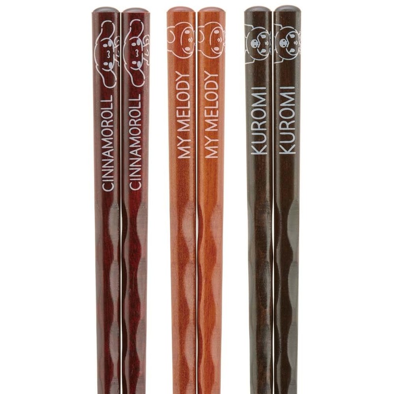 Skater ANEN45T-A Wooden Chopsticks 9.1 inches (23 cm), Set of