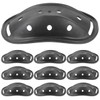 GALPADA 10 pieces interchangeable chin guard chin pad protective helmet