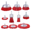 Rocaris 10 Pack Nylon Filament Abrasive Wire Brush Wheel &