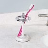 iDesign Metal Toothbrush Holder Cup for Bathroom Organization The York