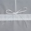 ESLIR Roman Blind, Kitchen Roman Curtain with Drawstring, White Voile
