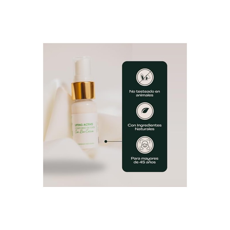 Contorno de Ojos Lifting Activo con Ácido Hialurónico y Bio-Calcio,