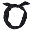 Mytoptrendz® - Wire Headband Plain Soft Velvet Wired Hair Tie