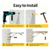 AINVLPRO Folding Shelf Brackets, Collapsible Heavy Duty Shelf Brackets for