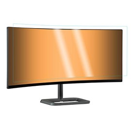 Photodon Clear Anti-Scratch Screen Protector for the Dell UltraSharp U3417W 34-inch Curved Monitor with Installation and Care Kit