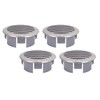 4pcs Stainless Steel Air Vents Louvered Grille Cover Vent Hood