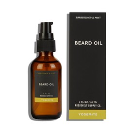 Roosevelt Supply Co. - Mens Beard Oil, Leave In Beard Conditioner for Men, Beard Softener for Men, Mens Beard Care Products, Beard Growth Oil 2 FL Oz (2 FL OZ, Barbershop & Mint)