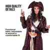 Fun Shack Men's Pirate Costume, Men's Complete Pirate Costume, Men's