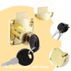 Qjaiune 2 Pack File Cabinet Locks with Key, 7/8 Inch