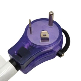 Parkworld 63791 RV 30A Male Plug Splitter to 50A RV and EV, NEMA TT-30P to 14-50R Outlet for RV and 14-50R Receptacle for EV (3FT)