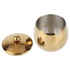 Large Stainless Steel Sugar Bowl Spice Jar With Lid Storage