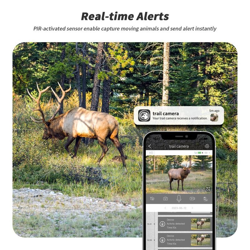 [Springtok] 3rd Gen 4G LTE Cellular Trail Cameras with 2K