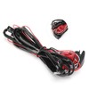 40A 12V LED Spotlights Wiring Harness 1-to-2 IP67 Waterproof for