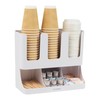 Mind Reader Cup and Condiment Station, 13 Inch Countertop Coffee