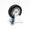 Wiltec Fixed Castor Diameter 100 mm with Rubber Wheel and
