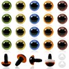 TOAOB Pack of 20 Safety Eyes for Crochet Animals, Doll's