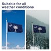 Pessbulmm South Carolina State Flag 3x5 Ft Heavy Duty Outdoor