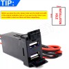Unbranded Dual USB Charger 12V For Toyota RAV4 Tundra Camry