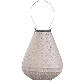 Lumiz 227186-9" Tulip Light Taupe Topaze Pattern Lantern (Tulip Topaze Lantern, Light Taupe (LUM146))