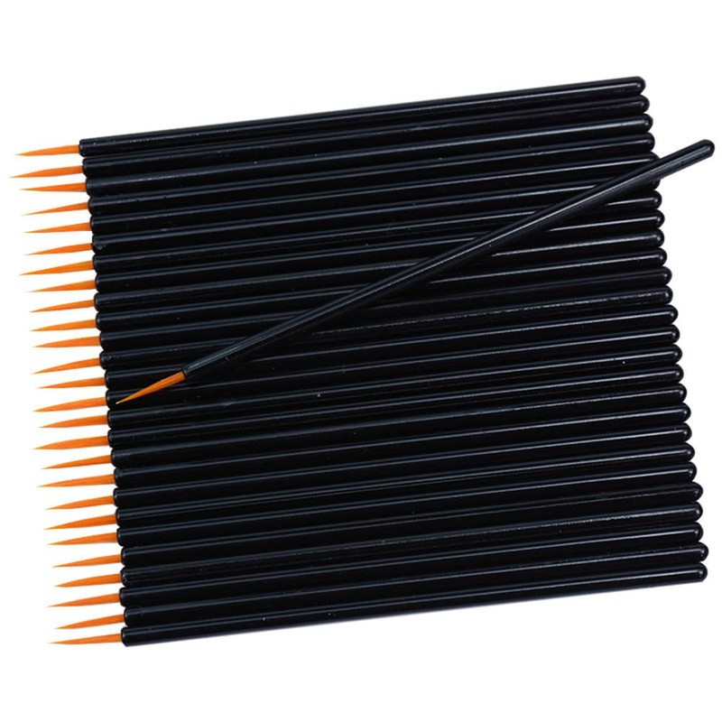 SITEDAN Nail Brushes Extra Fine Nail Brushes 50pcs Gel Nail
