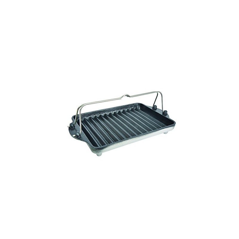 Belmont (Belmont) Grill Plate Black Boat (Medium) Stainless Steel with