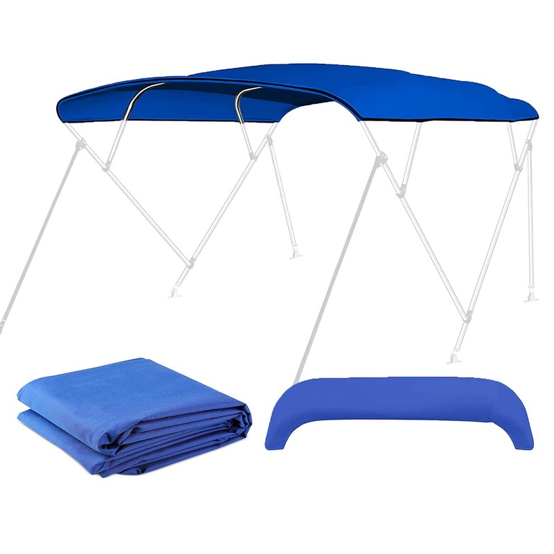 Canvas Bimini Top Replacement - 3 Bow Cover for Boat