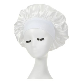 2 Gorros De Satín Método Curly Para Dormir Banda Ajustable