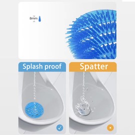 SUQ 12PCS Urinal Screen Deodorizer, Splash Mats, Urinal Screen Deodorizer Mats, Splash Free Urinal Mats, Odor Neutralizer Urinal Screens, Ocean, lemon, orange, lavender flavor, for Restrooms, Office