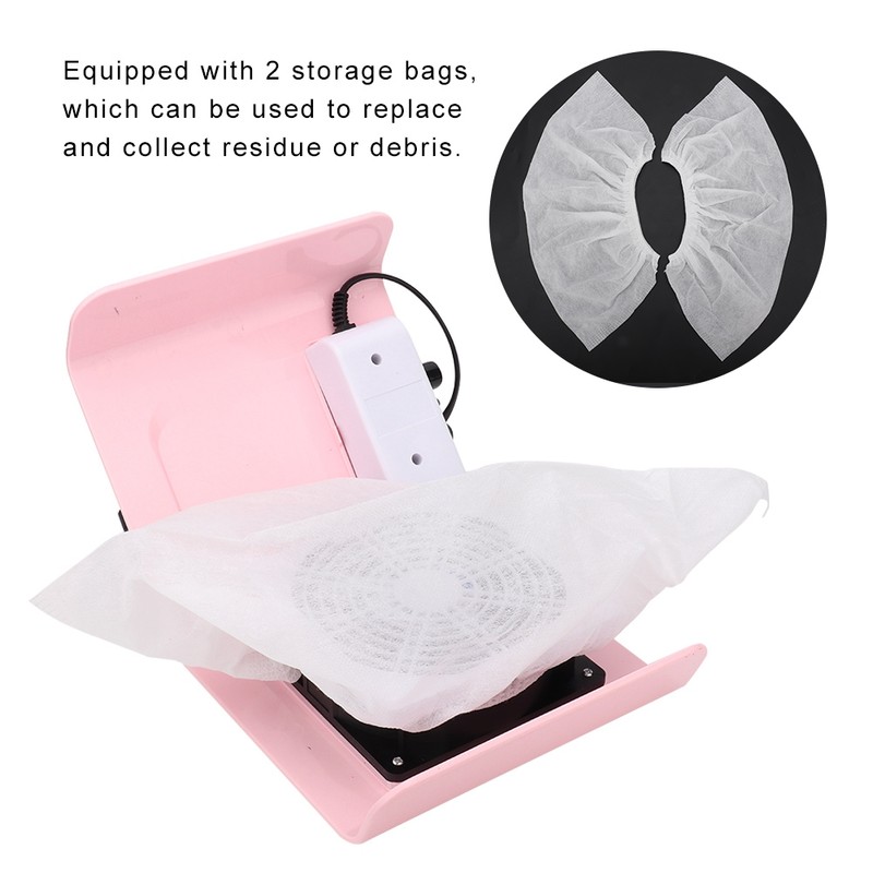 40W Nail Dust Collector Nail Art Suction Machine Vacuum Cleaner