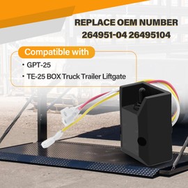 3-Wire 264346 Lift Gate Control Switch for GPT-25, GPT-3, GPT-4, GPT-5, TE-25, TE- 25L, 72-150, TE-20, 3-Wire Toggle Start Switch for Box Truck Trailer Lift Gate, ON-Off-ON Universal fit