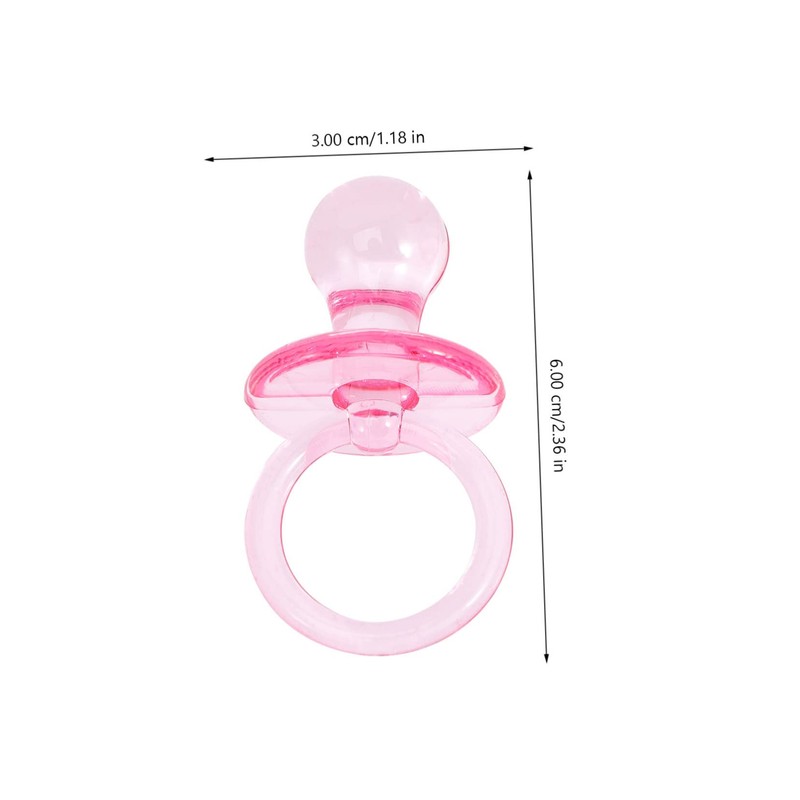 CORHAD 20Pcs Mini Plastic Pacifiers Unique Party Favors for Showers